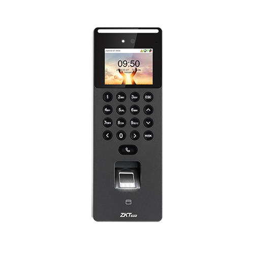 Face Fingerprint Recognition indoor/outdoor Door Access System ZK V3L